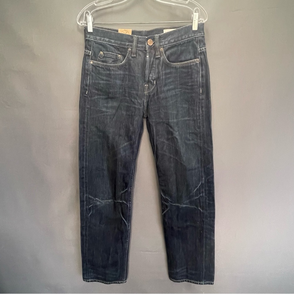 ALLSAINTS SPITALFIELDS Men’s w28 dark blue denim jeans button fly jeans